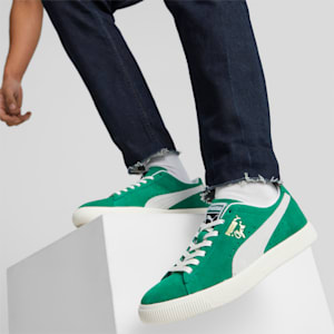 Clyde OG Sneakers, Verdant Green-PUMA White-Pristine