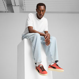 Tenis Clyde OG, Salmon-Frosted Ivory-PUMA Black, extralarge