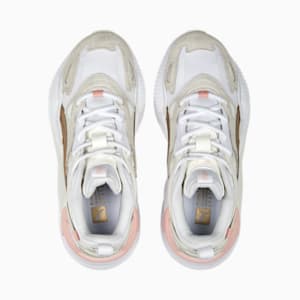 RS-X Efekt Metallic Sneakers Youth, PUMA White-Warm White-Rose Dust