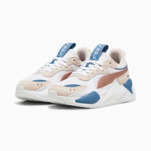 RS-X Metallic Big Kids' Sneakers, PUMA White-Island Pink, extralarge