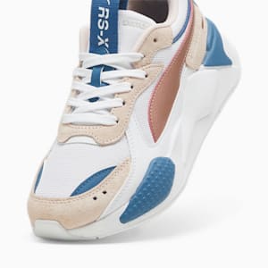 RS-X Metallic Big Kids' Sneakers, PUMA White-Island Pink, extralarge