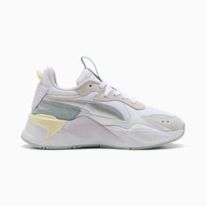 Tenis RS-X Metallic para adolescentes, PUMA White-PUMA Silver, extralarge