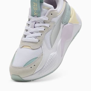 Tenis RS-X Metallic para adolescentes, PUMA White-PUMA Silver, extralarge