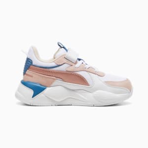 Tenis para niñas RS-X Metallic AC+, PUMA White-Island Pink, extralarge