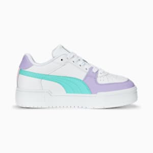 Tenis juveniles CA Pro Block, PUMA White-Vivid Violet-Mint, extralarge
