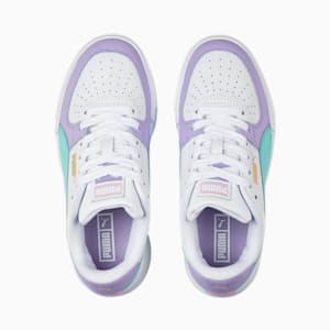 Zapatos deportivosCA Pro Block para niños grandes, PUMA White-Vivid Violet-Mint