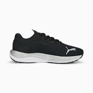 Velocity Nitro 2 Youth Running Shoes, PUMA Black-PUMA White-PUMA Silver, extralarge-IND