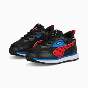 PUMA x MIRACULOUS Rider FV Alternative Closure Toddler Sneakers, PUMA Black-PUMA Red