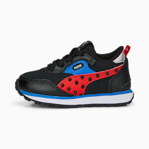 Zapatos deportivos con cierre alternativo PUMA x MIRACULOUS Rider FV para bebés, PUMA Black-PUMA Red