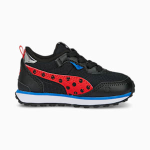 Zapatos deportivos con cierre alternativo PUMA x MIRACULOUS Rider FV para bebés, PUMA Black-PUMA Red