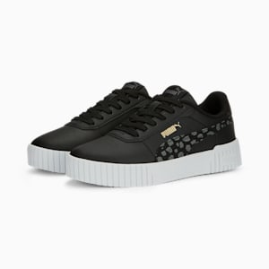 Carina 2.0 Animal Sneakers Youth, PUMA Black-Cool Dark Gray-PUMA Gold-PUMA White, extralarge-GBR