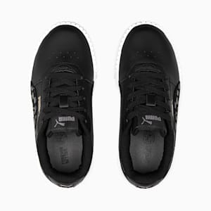 Tenis Carina 2.0 Animal para niños, PUMA Black-Cool Dark Gray-PUMA Gold-PUMA White, extralarge