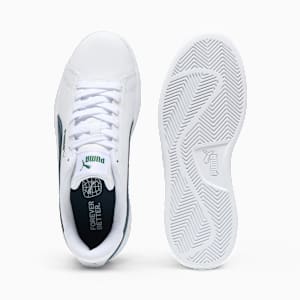 Smash 3.0 Leather Big Kids' Sneakers, PUMA White-Dark Night-Vine, extralarge