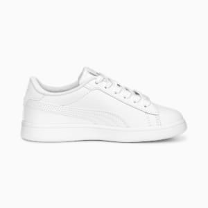 Smash 3.0 L Shoes Kids, PUMA White-Cool Light Gray, extralarge-GBR