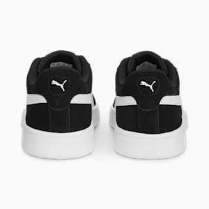 Baskets en suède Smash 3.0 Enfant et Adolescent, PUMA Black-PUMA White, extralarge