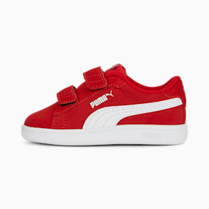 Smash 3.0 Suede Toddlers' Sneakers, For All Time Red-PUMA White, extralarge