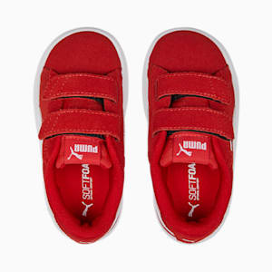 Smash 3.0 Suede Toddlers' Sneakers, For All Time Red-PUMA White, extralarge