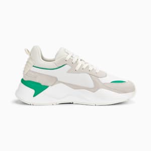 RS-X Lucky Charm Women's Sneakers, PUMA White-Warm White-Grassy Green