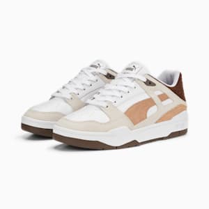 Slipstream Cord Unisex Sneakers, PUMA White-Warm White-Dusty Tan