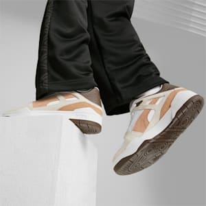 Slipstream Cord Unisex Sneakers, PUMA White-Warm White-Dusty Tan