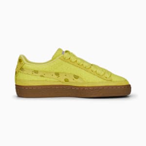 Tenis juveniles PUMA x BOB ESPONJA Suede, Lucent Yellow-Citronelle