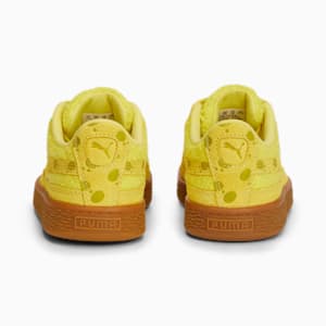 キッズ PUMA x スポンジ・ボブ スウェード スニーカー 17-21cm, Lucent Yellow-Citronelle, extralarge-JPN