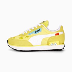 キッズ PUMA x スポンジ・ボブ フューチャー ライダー スニーカー 22-25cm, Lucent Yellow-PUMA White
