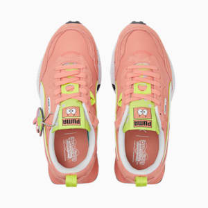 PUMA x SPONGEBOB Rider FV Big Kids' Sneakers, Carnation Pink-PUMA White
