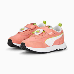 キッズ PUMA x スポンジ・ボブ ライダー FV スニーカー 17-21cm, Carnation Pink-PUMA White