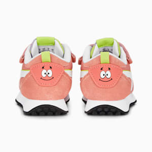Zapatos deportivos PUMA x SPONGEBOB Rider FV para bebés, Carnation Pink-PUMA White