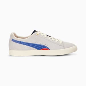 Tenis Clyde Track Meet, Glacial Gray-Royal Sapphire-Frosted Ivory