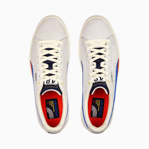 Tenis Clyde Track Meet, Glacial Gray-Royal Sapphire-Frosted Ivory