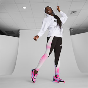 Rider FV Muted Martians Women's Sneakers, PUMA Black-Intense Lavender-Glowing Pink