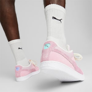 PUMA x 8ENJAMIN Suede Unisex Sneakers, Pink Lavender-Warm White
