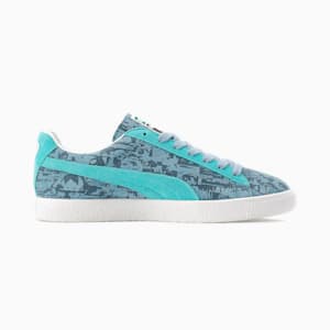 ユニセックス PUMA x GRAPHERSROCK スウェード ヴィンテージ MIJ GR2, Blue Wash-Deep Aqua