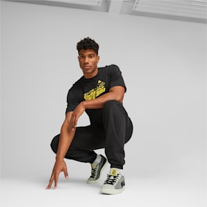 ユニセックス PUMA x STAPLE スウェード スニーカー 2, Flat Light Gray-Cool Dark Gray, extralarge-JPN