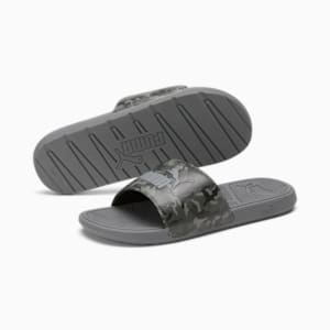 Cool Cat 2.0 Camo Slides, PUMA Black-Asphalt-Flat Medium Gray-QUIET SHADE, extralarge