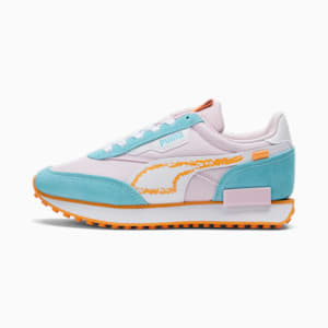 Future Rider Spring Sketchbook Big Kids' Sneaker , Pearl Pink-PUMA White