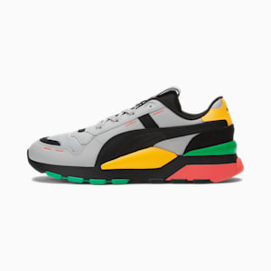 RS 2.0 Block Party Sneakers, Cool Light Gray-PUMA Black-Yellow Sizzle