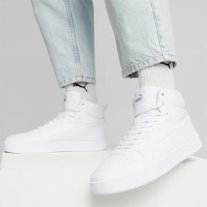 Caven 2.0 Mid Unisex Sneakers, PUMA White-PUMA Silver, extralarge-IND