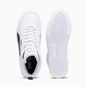Caven 2.0 Mid Unisex Sneakers, PUMA White-PUMA Black-Gold, extralarge-IND