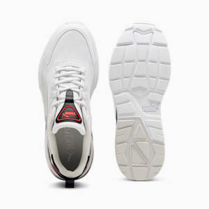Vis2K Men's Sneakers, PUMA White-Feather Gray-For All Time Red, extralarge