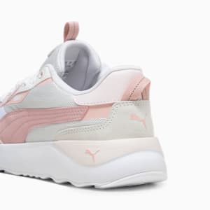 Sneaker plateforme Runtamed, femme, Feather Gray-Future Pink-PUMA White-Frosty Pink-Warm White, extralarge