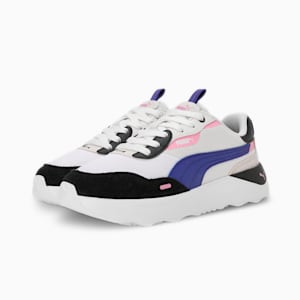Runtamed Platform Women's Sneakers, PUMA White-Lapis Lazuli-Vapor Gray-Mauved Out, extralarge-IND