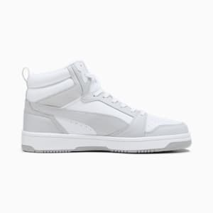 Sneakers Rebound, PUMA White-Ash Gray, extralarge