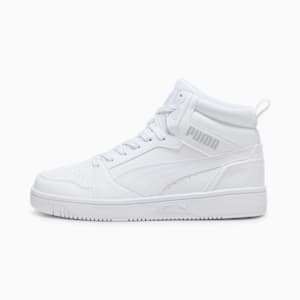 Rebound Sneakers, PUMA White-PUMA White-Cool Light Gray, large