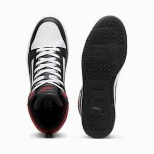 Tenis Rebound, PUMA White-PUMA Black-Intense Red, extralarge