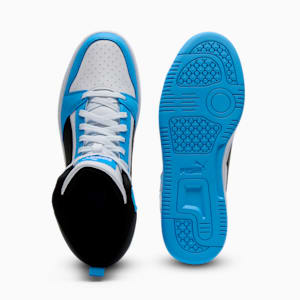 Sneakers Rebound, PUMA White-PUMA Black-Team Light Blue, extralarge