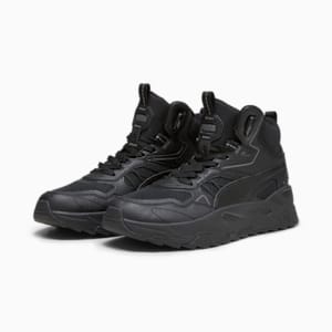 Trinity Mid Hybrid Men's Sneakers, PUMA Black-PUMA Black-Cool Dark Gray, extralarge