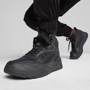 Trinity Mid Hybrid Men's Sneakers, PUMA Black-PUMA Black-Cool Dark Gray, extralarge